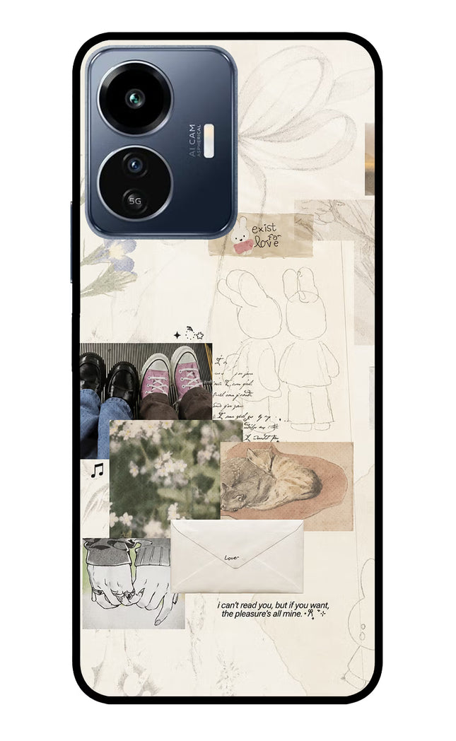 Soft Aesthetic IQOO Z6 Lite 5G Glass Case