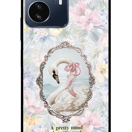 Pretty Mind Pretty Soul IQOO Z6 Lite 5G Glass Case