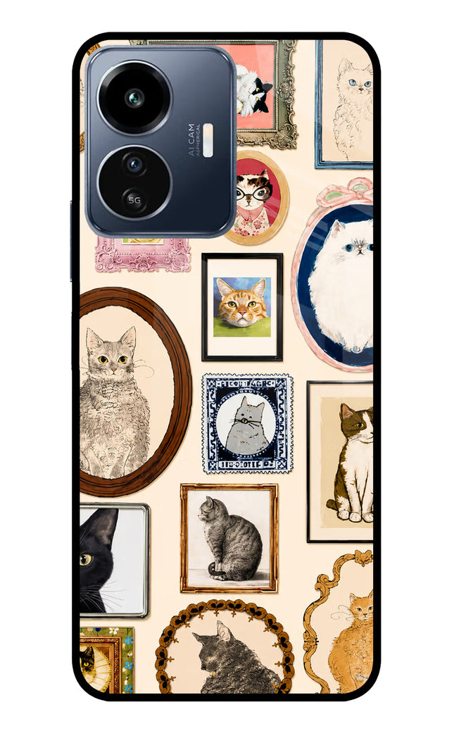 Mirror Cats IQOO Z6 Lite 5G Glass Case