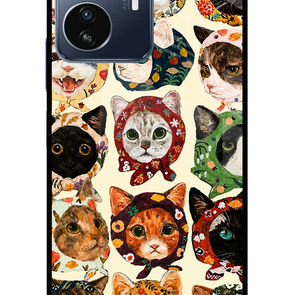Cool Cat IQOO Z6 Lite 5G Glass Case