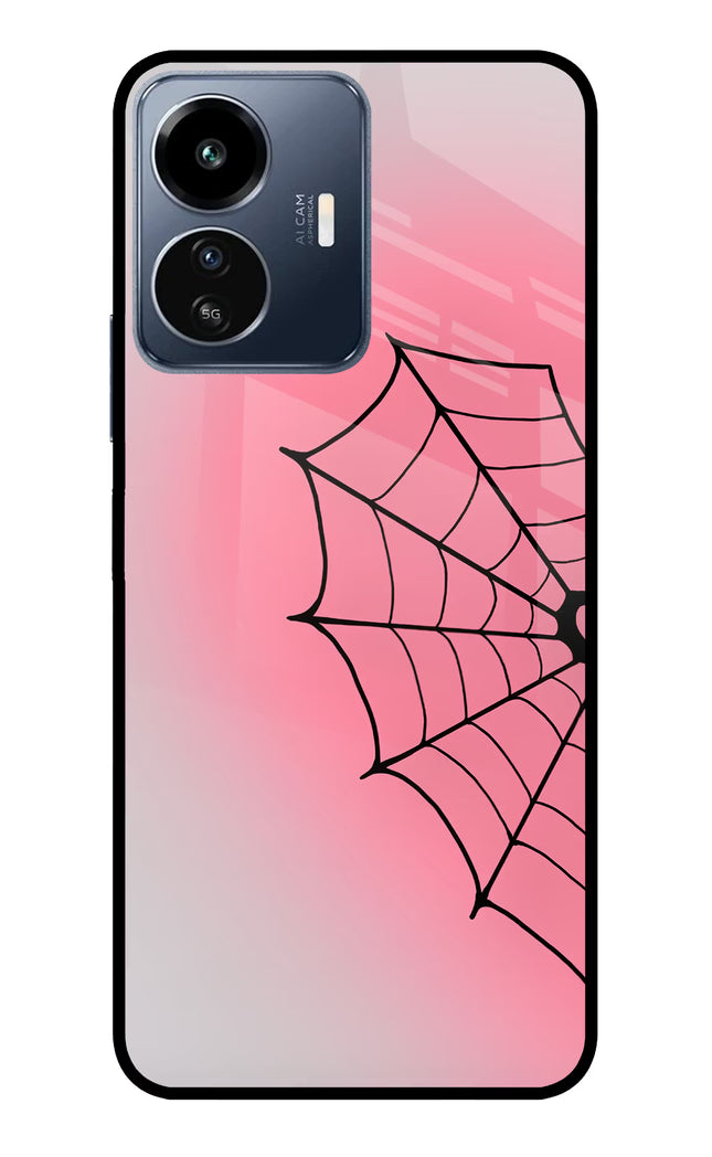 Pink Web IQOO Z6 Lite 5G Glass Case