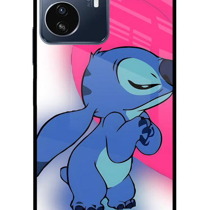 Stitch Hug IQOO Z6 Lite 5G Glass Case