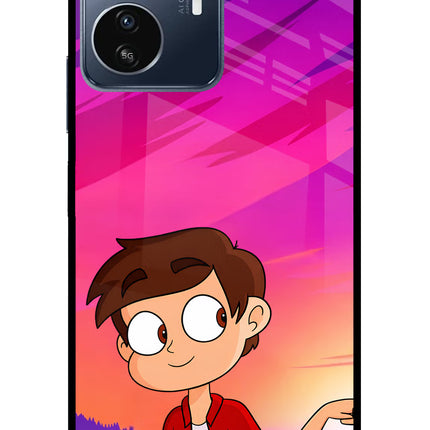 Marco Sunset IQOO Z6 Lite 5G Glass Case Back Cover by Casekaro