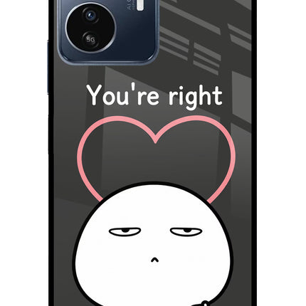 You're Right IQOO Z6 Lite 5G Glass Case