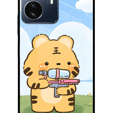 Tiger Treat IQOO Z6 Lite 5G Glass Case