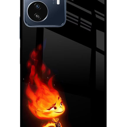 Ember Flame IQOO Z6 Lite 5G Glass Case