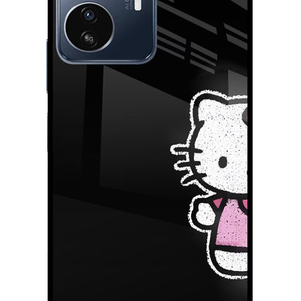 Kitty Charm IQOO Z6 Lite 5G Glass Case