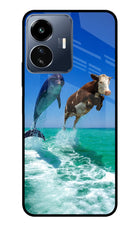 Dolphin vs Cow IQOO Z6 Lite 5G Glass Case