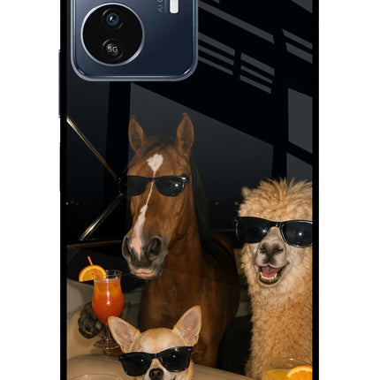 Party Squad IQOO Z6 Lite 5G Glass Case