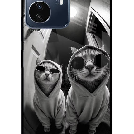 Hood Cats IQOO Z6 Lite 5G Glass Case