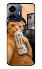 Gamer Cat Energy IQOO Z6 Lite 5G Glass Case