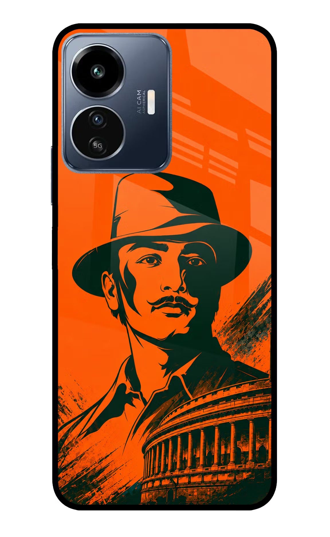 Bhagat Singh Legacy IQOO Z6 Lite 5G Glass Case