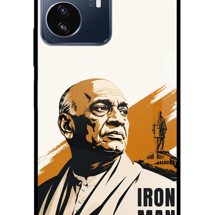 Sardar Patel Iron Will IQOO Z6 Lite 5G Glass Case Back Cover by Casekaro