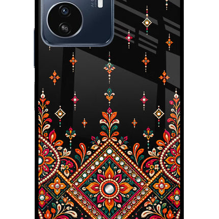 Noir Mehfil IQOO Z6 Lite 5G Glass Case