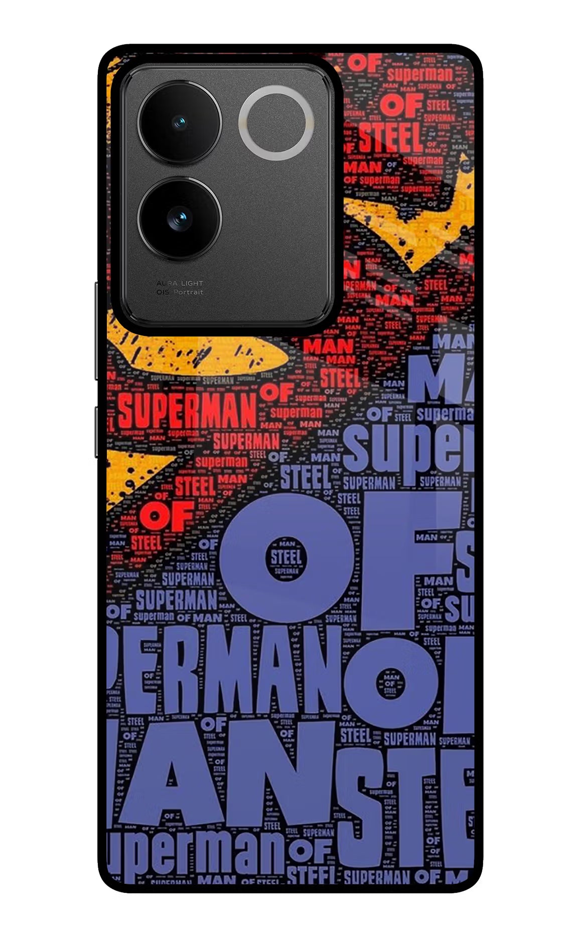Superman IQOO Z7 Pro 5G Glass Case Back Cover by Casekaro