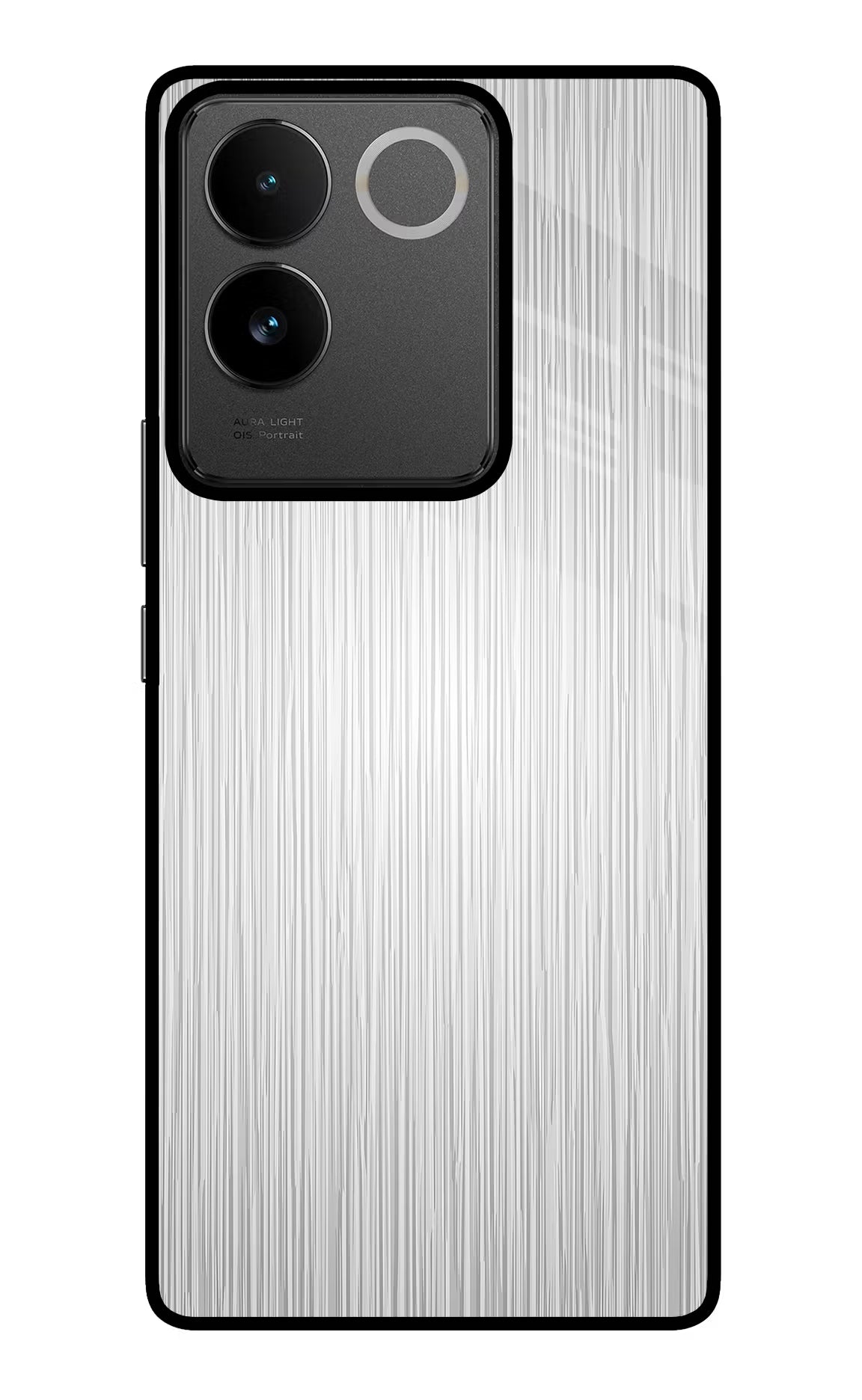 Wooden Grey Texture IQOO Z7 Pro 5G Glass Case Back Cover by Casekaro