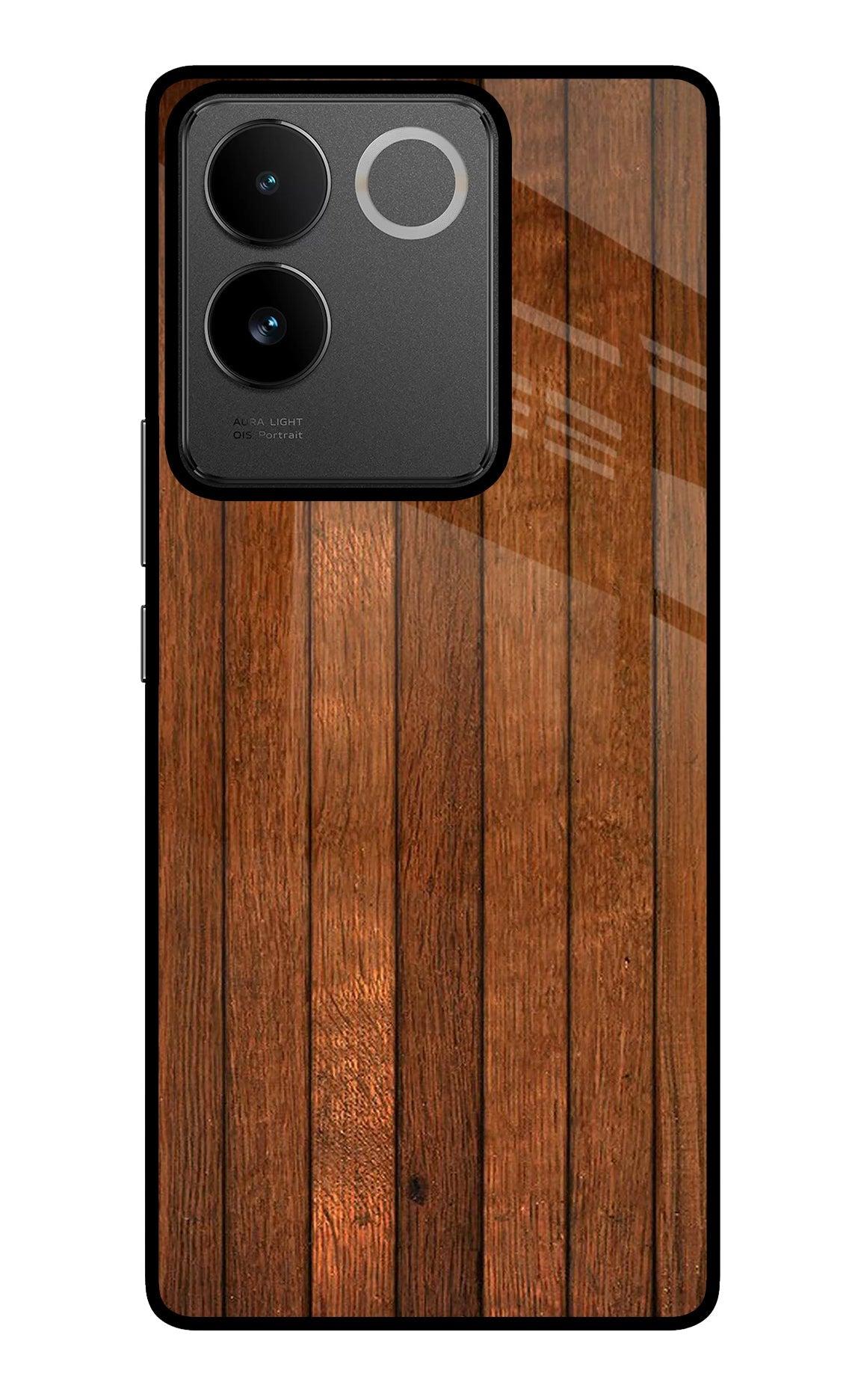 Wooden Artwork Bands IQOO Z7 Pro 5G Back Cover