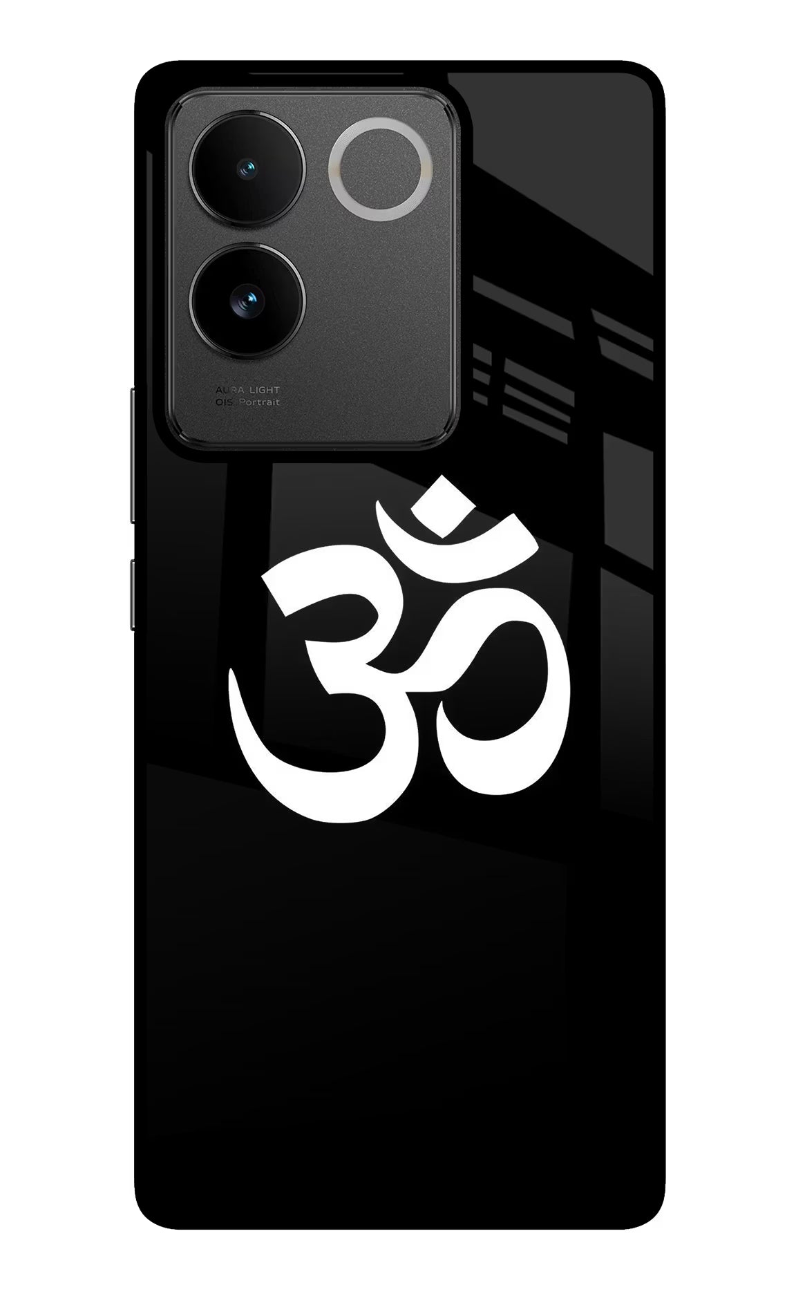 Om IQOO Z7 Pro 5G Glass Case Back Cover by Casekaro