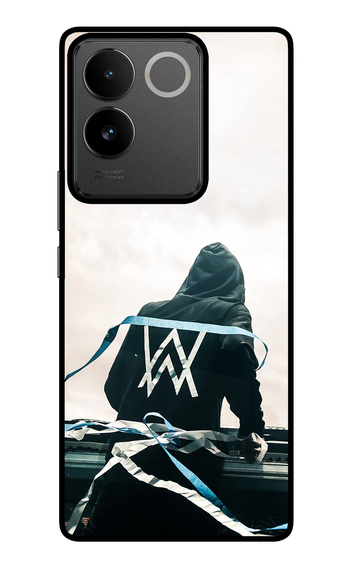 Alan Walker IQOO Z7 Pro 5G Glass Case Back Cover by Casekaro