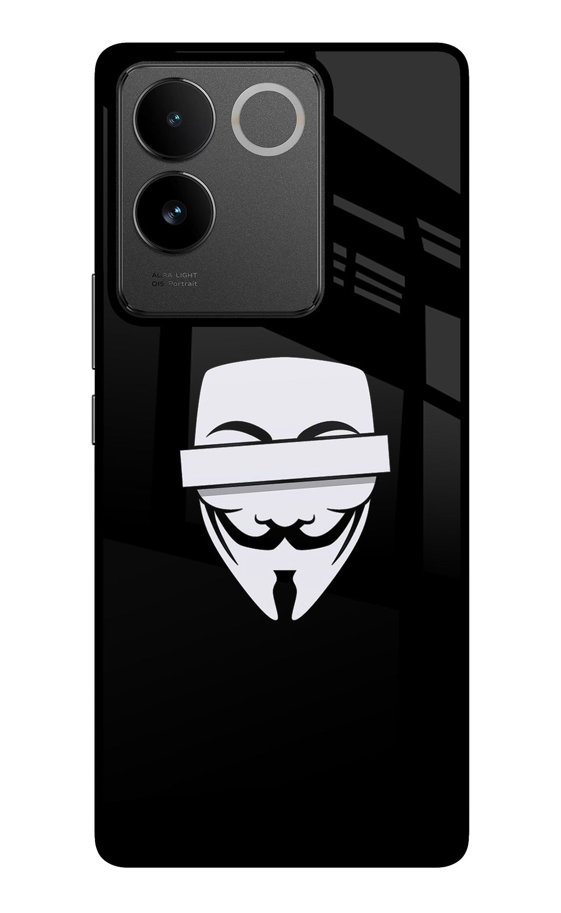 Anonymous Face IQOO Z7 Pro 5G Glass Case