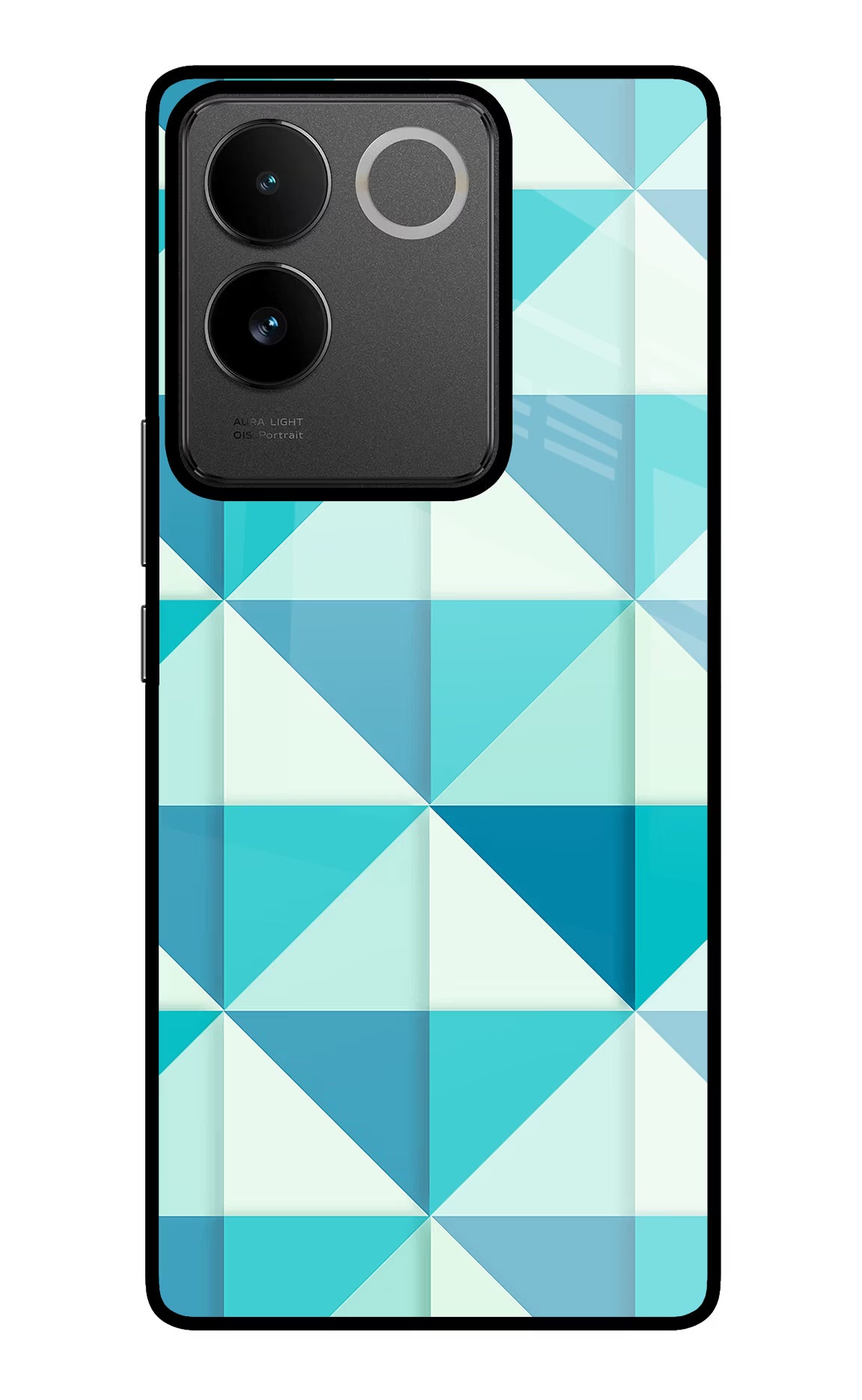Abstract IQOO Z7 Pro 5G Glass Case Back Cover by Casekaro
