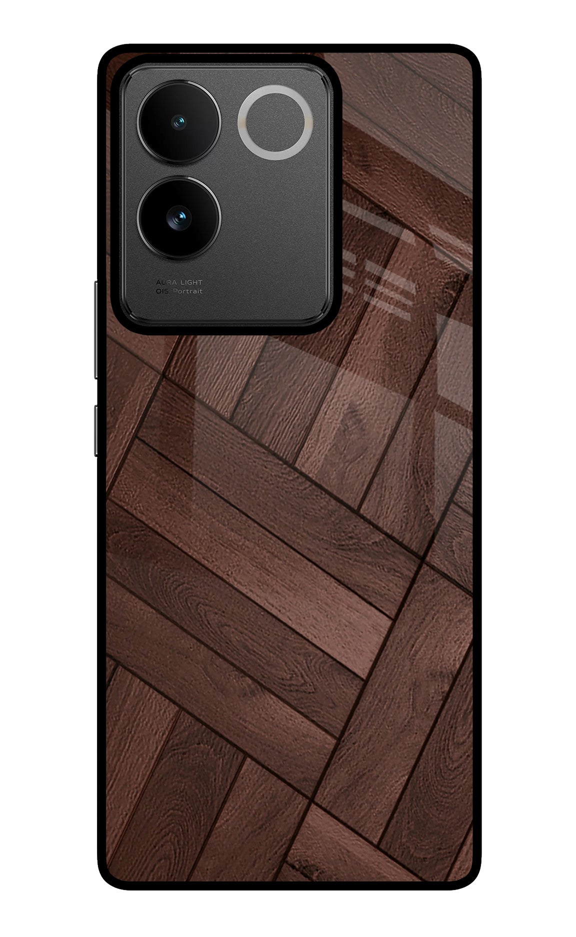 Wooden Texture Design IQOO Z7 Pro 5G Back Cover