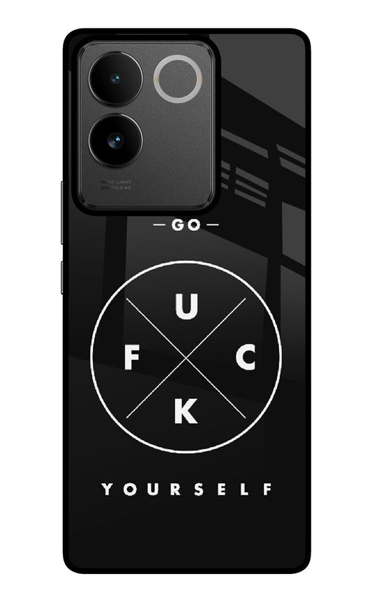 Go Fuck Yourself IQOO Z7 Pro 5G Glass Case