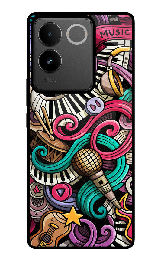 Music Abstract IQOO Z7 Pro 5G Glass Case