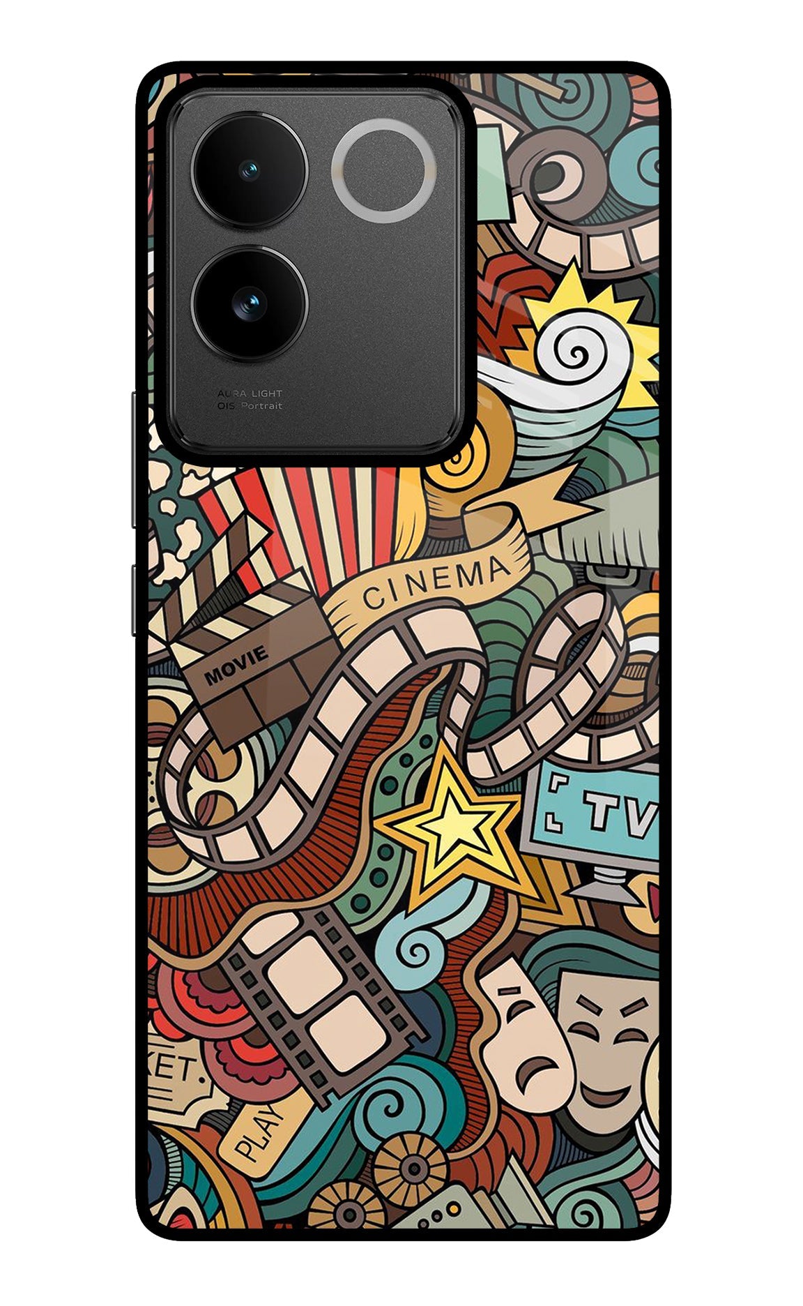 Cinema Abstract IQOO Z7 Pro 5G Back Cover