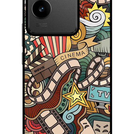 Cinema Abstract IQOO Z7 Pro 5G Glass Case
