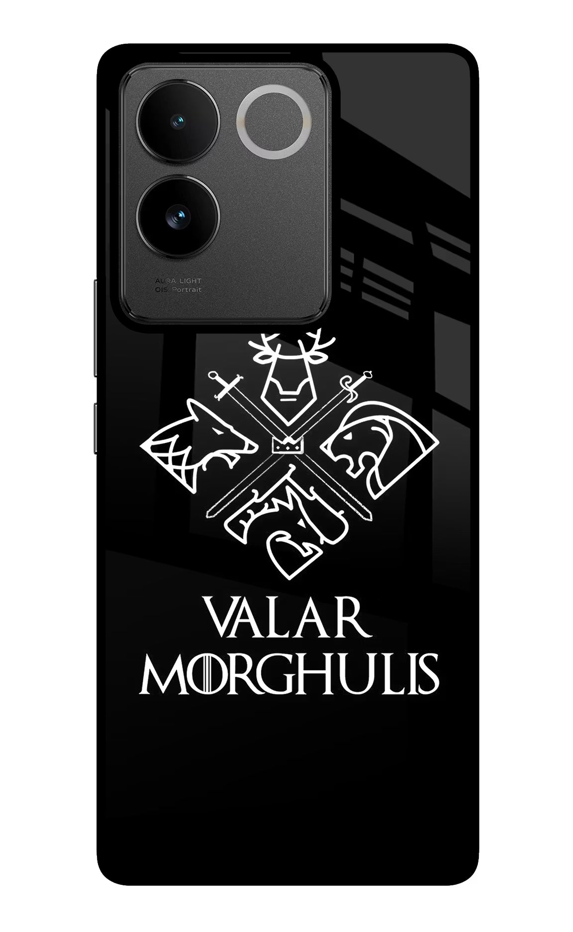 Valar Morghulis | Game Of Thrones IQOO Z7 Pro 5G Glass Case Back Cover by Casekaro