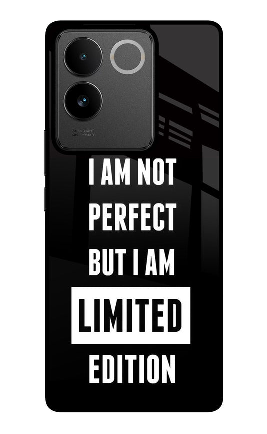 I Am Not Perfect But I Am Limited Edition IQOO Z7 Pro 5G Glass Case