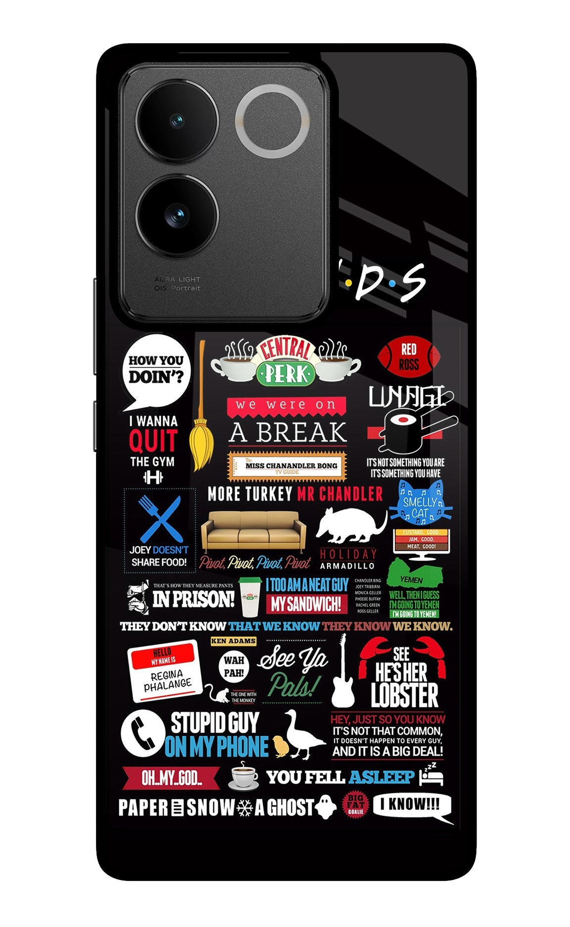 FRIENDS IQOO Z7 Pro 5G Back Cover