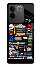 FRIENDS IQOO Z7 Pro 5G Glass Case