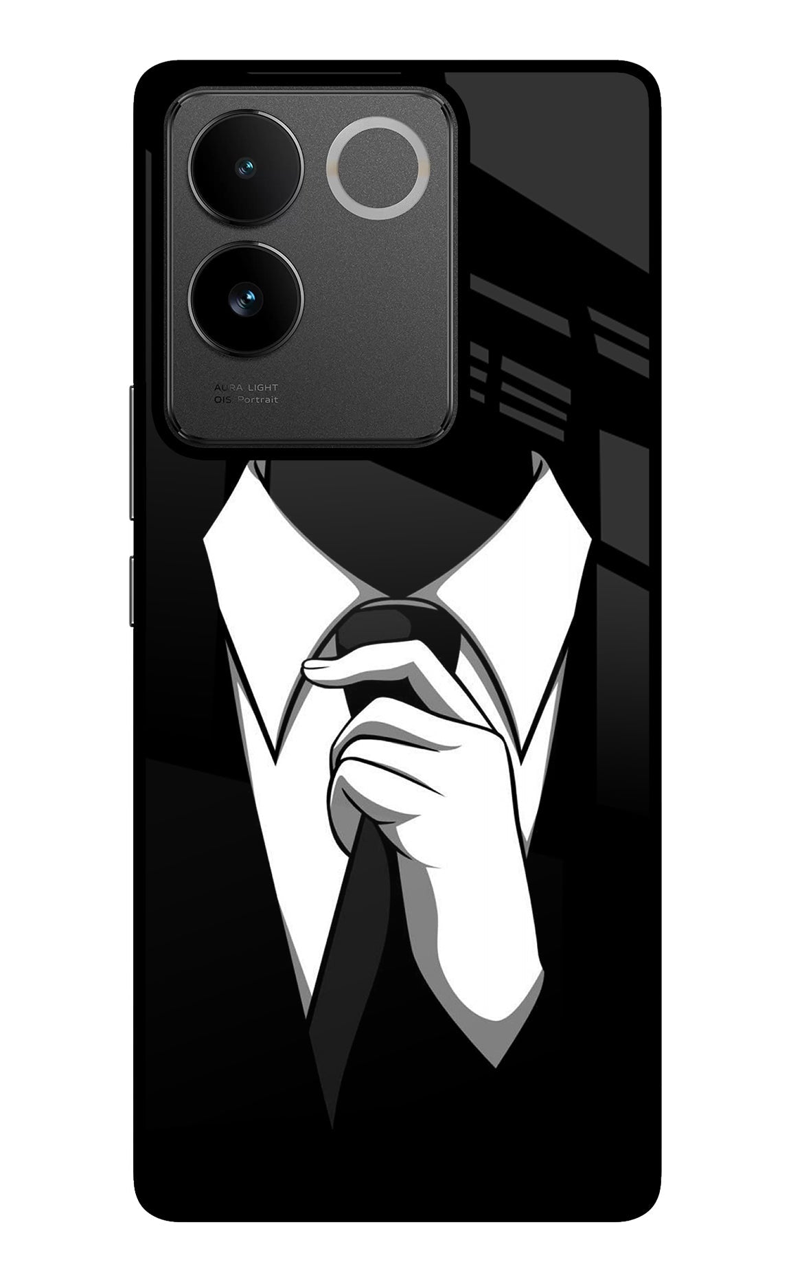 Black Tie IQOO Z7 Pro 5G Back Cover