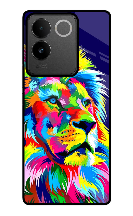Vector Art Lion IQOO Z7 Pro 5G Glass Case