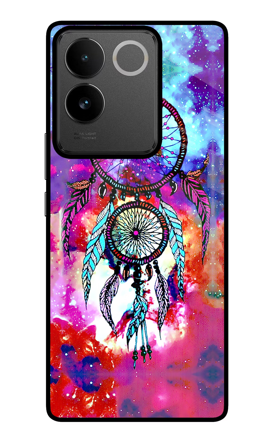 Dream Catcher Abstract IQOO Z7 Pro 5G Glass Case Back Cover by Casekaro