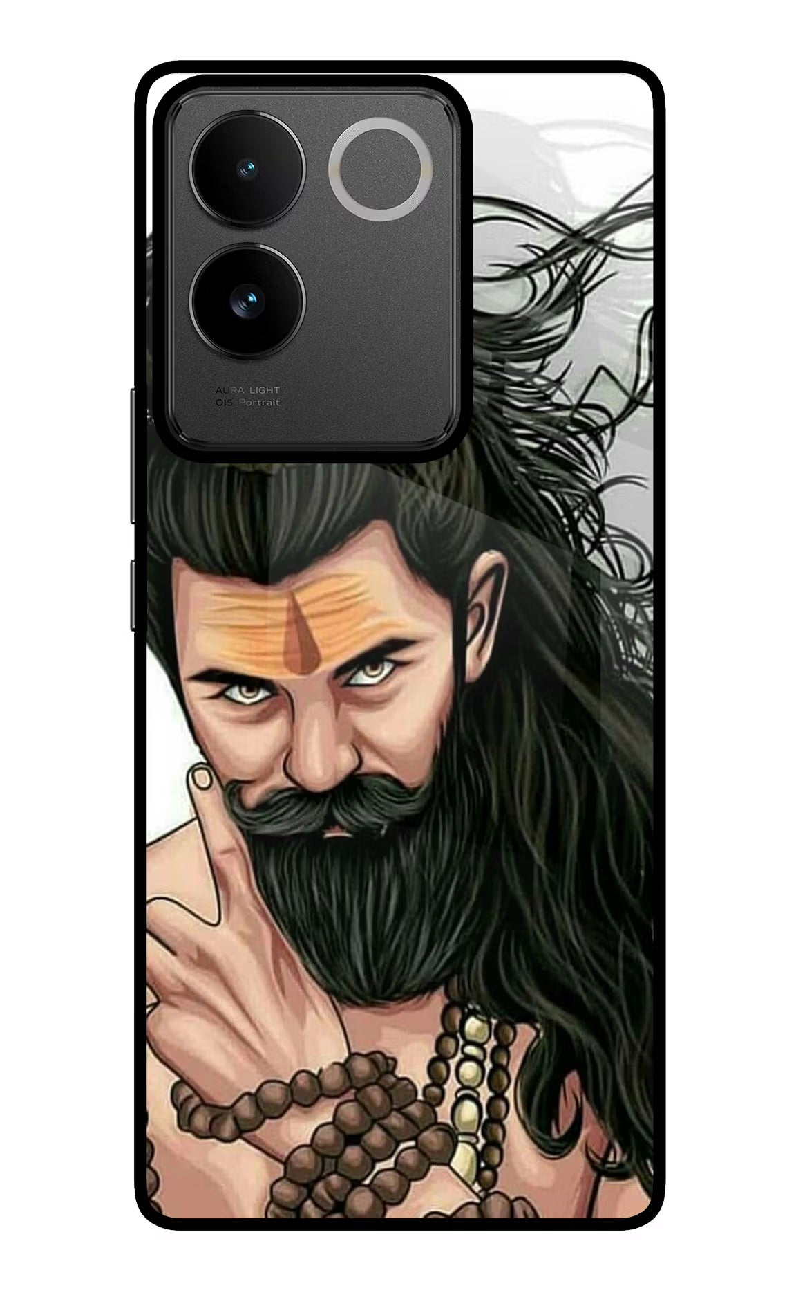 Mahadev IQOO Z7 Pro 5G Glass Case Back Cover by Casekaro