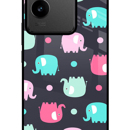 Elephants IQOO Z7 Pro 5G Glass Case