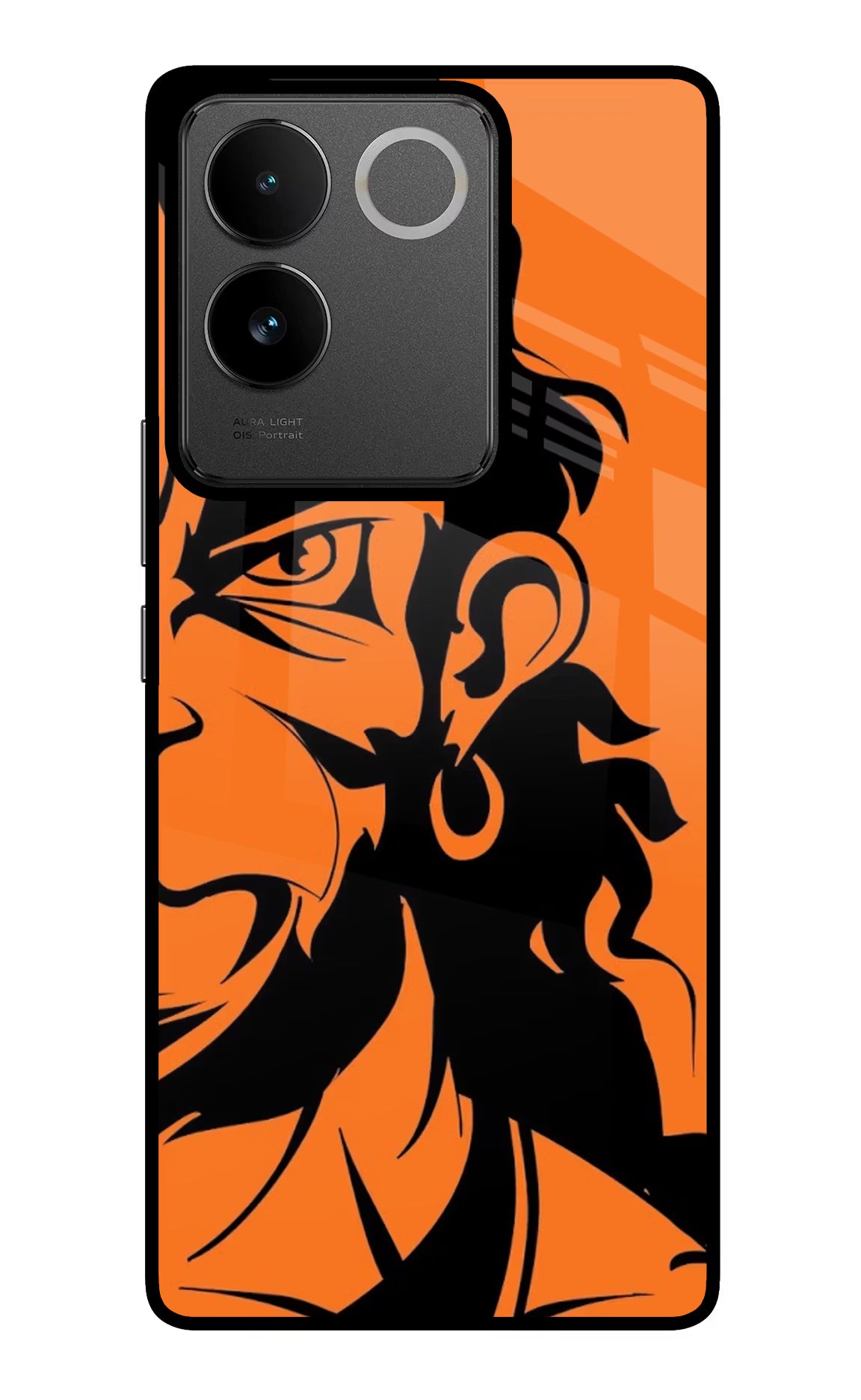 Hanuman IQOO Z7 Pro 5G Glass Case Back Cover by Casekaro