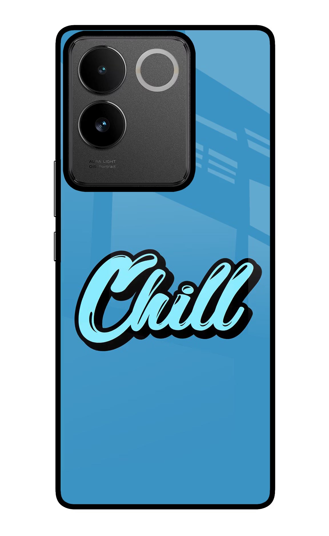 Chill IQOO Z7 Pro 5G Glass Case Back Cover by Casekaro