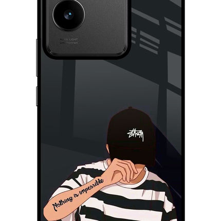 Aesthetic Boy IQOO Z7 Pro 5G Glass Case