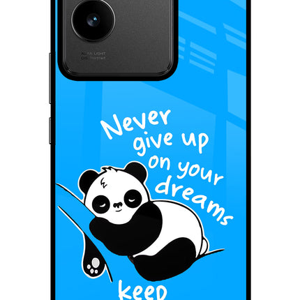 Keep Sleeping IQOO Z7 Pro 5G Glass Case Back Cover by Casekaro