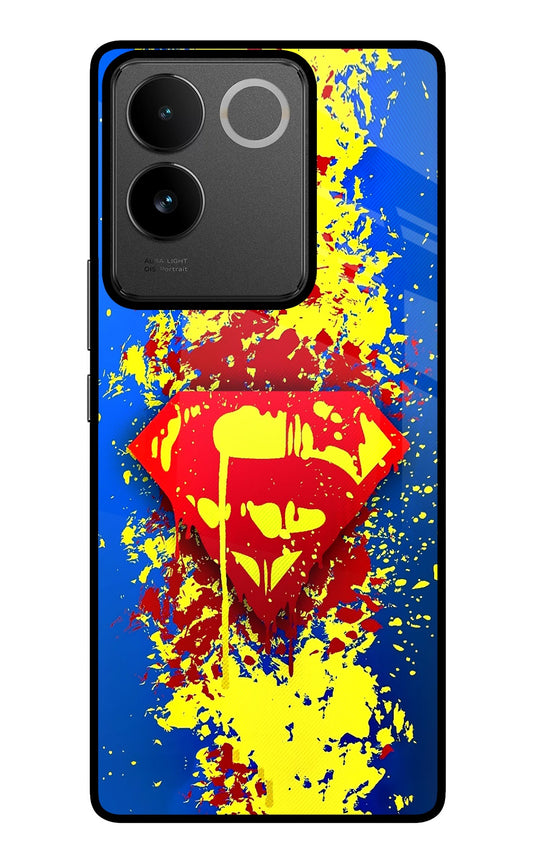 Superman logo IQOO Z7 Pro 5G Glass Case