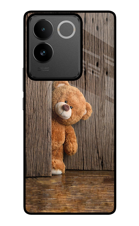 Teddy Wooden IQOO Z7 Pro 5G Glass Case