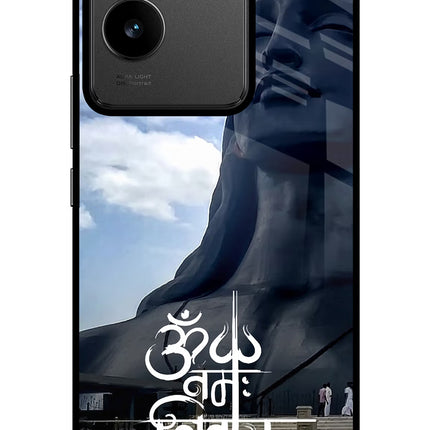 Om Namah Shivay IQOO Z7 Pro 5G Glass Case Back Cover by Casekaro