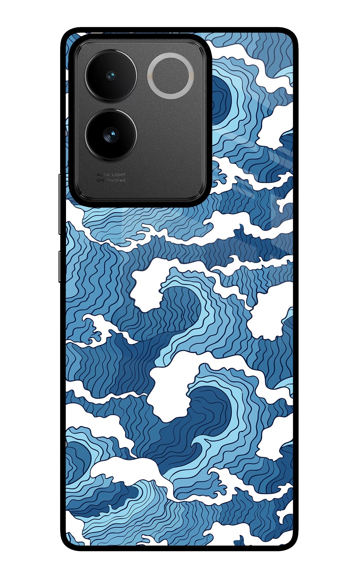 Blue Waves IQOO Z7 Pro 5G Back Cover