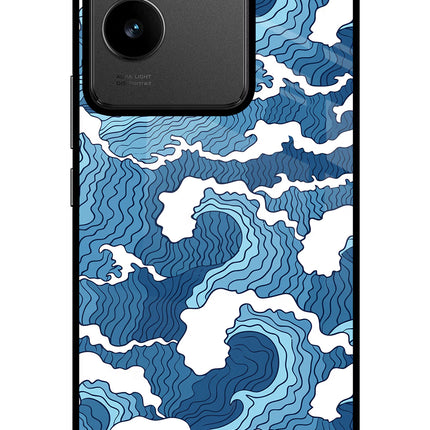 Blue Waves IQOO Z7 Pro 5G Glass Case