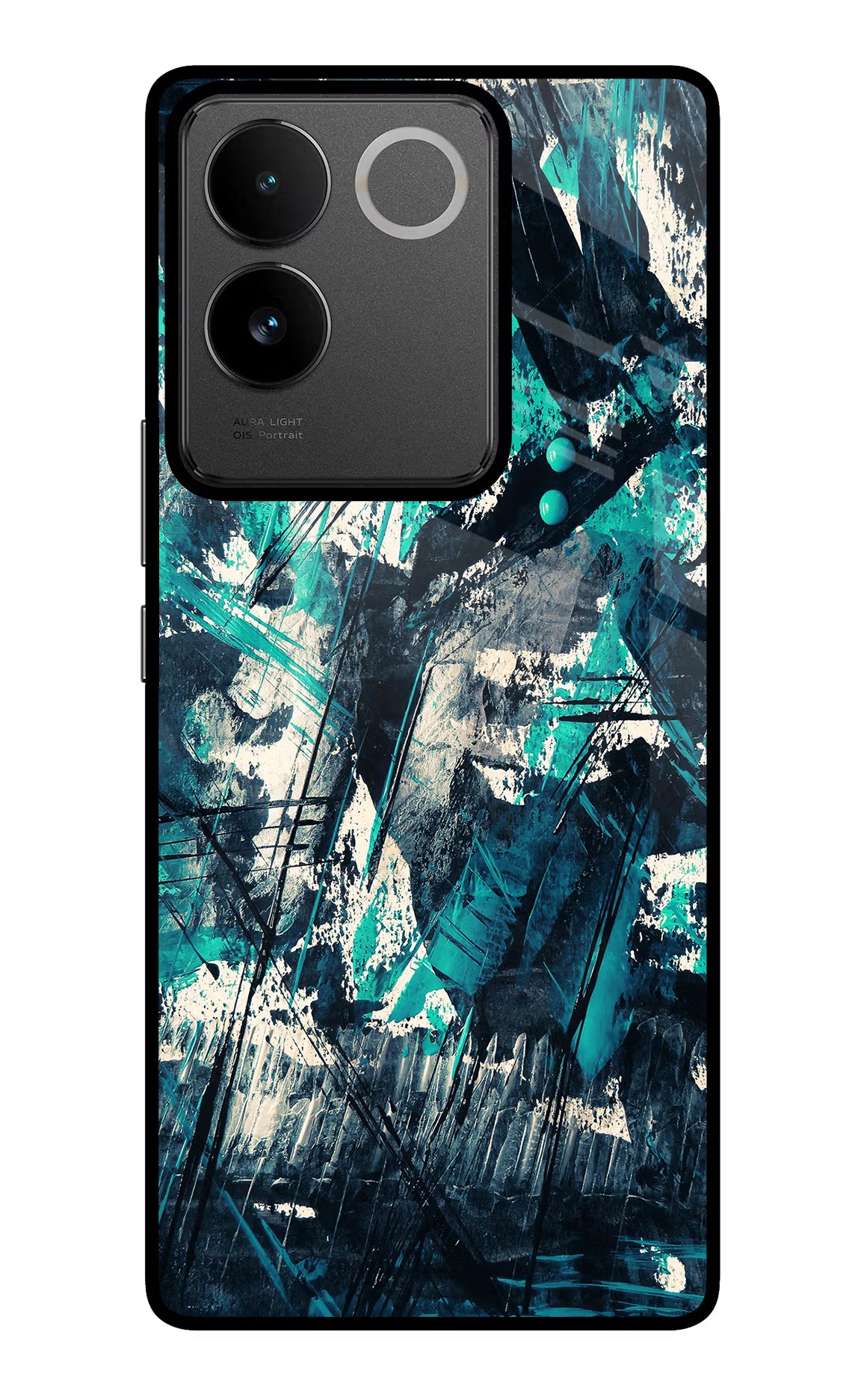 Artwork IQOO Z7 Pro 5G Glass Case Back Cover by Casekaro