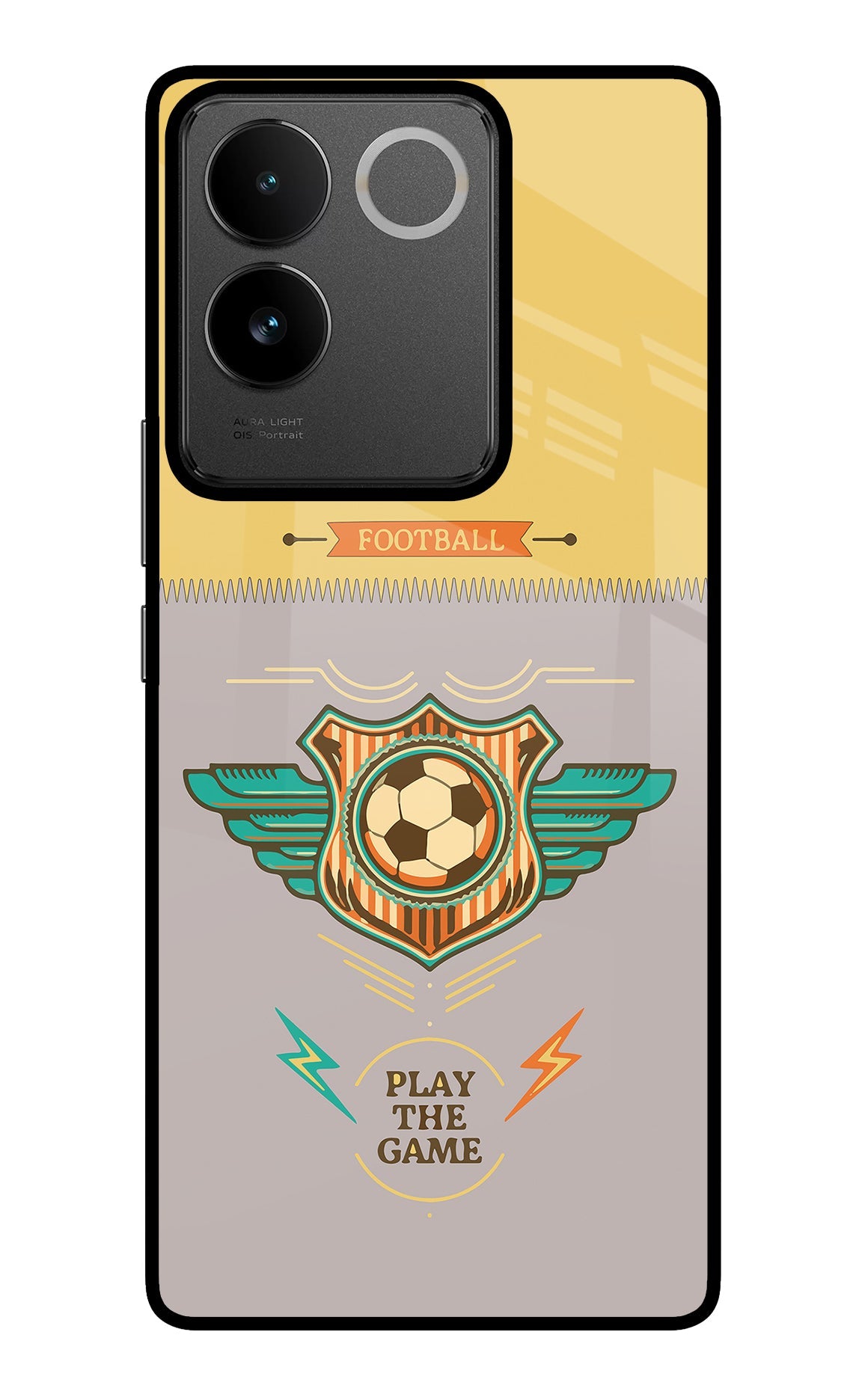 Football IQOO Z7 Pro 5G Glass Case